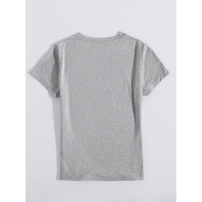 Mama Round Neck Short Sleeve T-Shirt