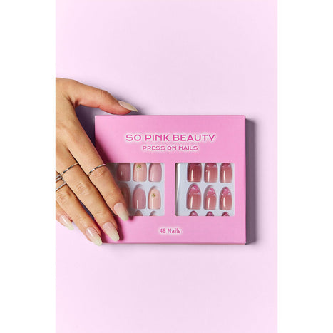 Press On Nails - 2 Set Bundle Pack of 48 Nails