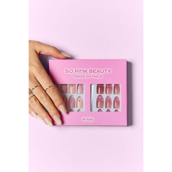 Mill's Beauty Supply SO PINK BEAUTY Press On Nails, 2 Packs