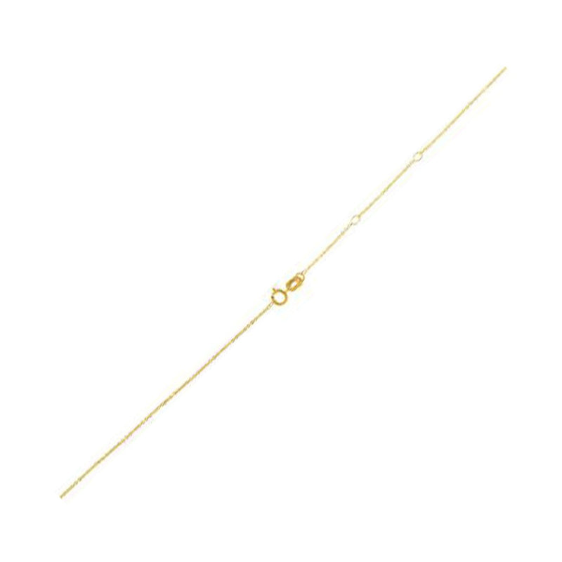 Bids.com Adjustable Cable Chain in 14k Yellow Gold (0.97 mm) Necklaces