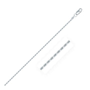 Bids.com Sterling Silver 1.4mm Diamond Cut Rope Style Chain Necklaces