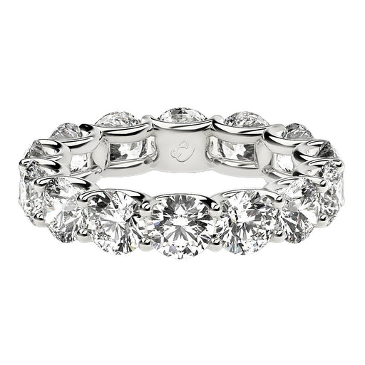 Bids.com Round Cut Lab Grown Diamond Eternity Ring in 14k White Gold (6 cttw FG/VS2) Rings