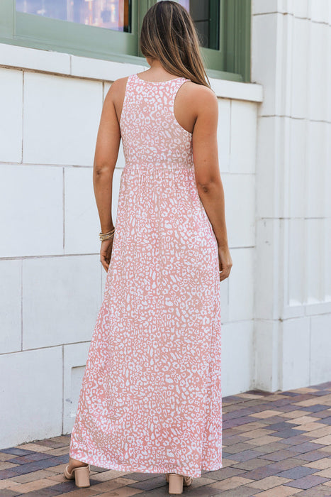 Pocketed Sleeveless Maxi Dress