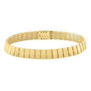 Bids.com 14k Yellow Gold Diamond Shaped Tile Length Bracelet (7.10 mm) Bracelets