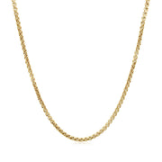Bids.com 14k Yellow Gold Solid Round Box Chain 1.6 mm Necklaces
