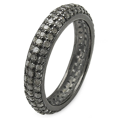 Bids.com 1.40 Carat Genuine TLB Diamond .925 Sterling Silver Ring Rings