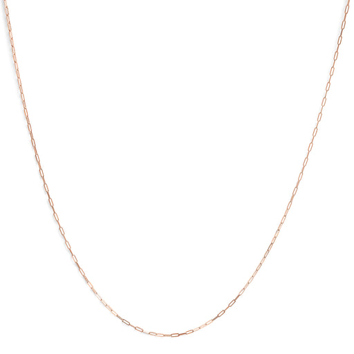 Bids.com Unisex Solid 14K Yellow Gold 1.5mm Paperclip Chain Necklace - 18 Inches Necklaces