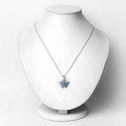 Bids.com 1.76 Carat Genuine Swiss Blue Topaz .925 Sterling Silver Pendant Pendants