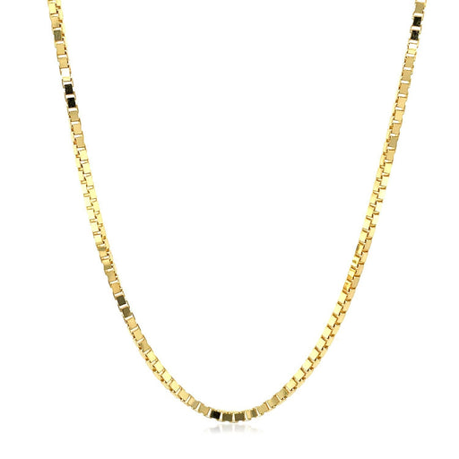 Bids.com 1.6mm 14K Yellow Gold Classic Box Chain Necklaces
