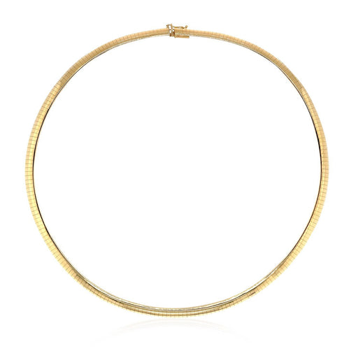 Bids.com 14k Yellow Gold Classic Omega Style Chain (6 mm) Necklaces