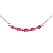 Bids.com .73ct Ruby Diamond Fashion Pendants 10KT Rose Gold Pendants