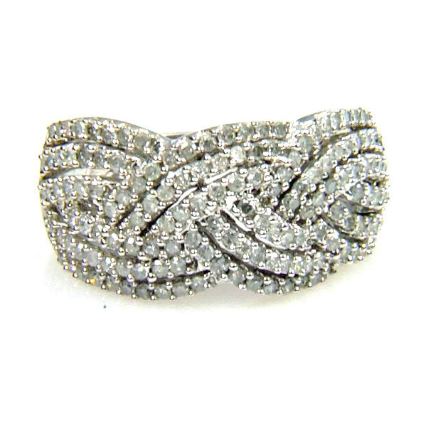 Bids.com 1.00ct Diamond Ring 10KT White Gold Rings