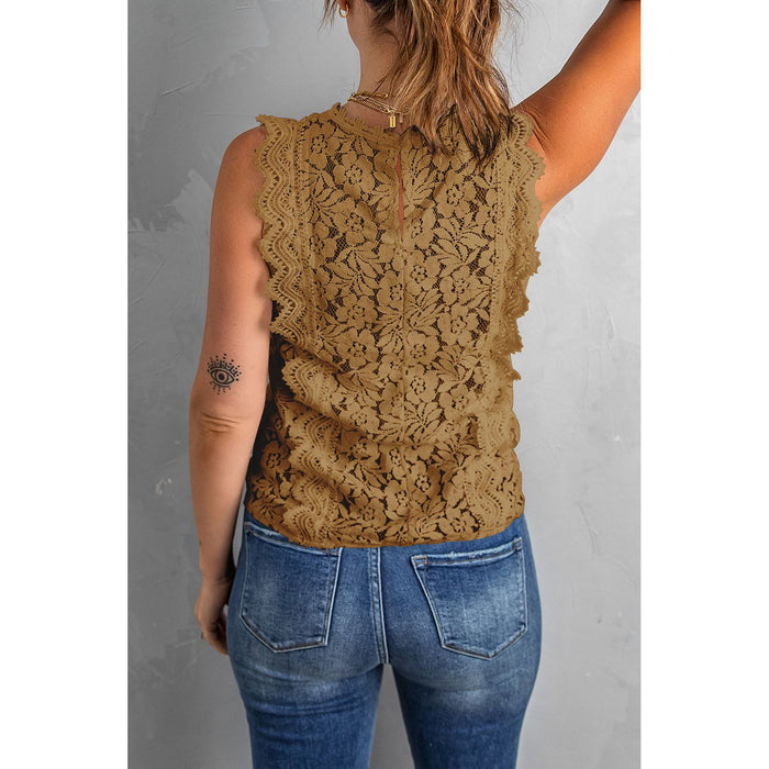 Lace V-Neck Tank