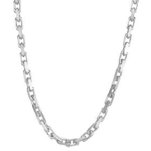 Bids.com 14k White Gold French Cable Link Chain (4.80 mm) Necklaces