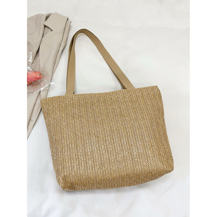 Straw Woven Tote Bag