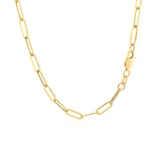 Bids.com 14K Yellow Gold Wide Paperclip Chain (3.3mm) Necklaces