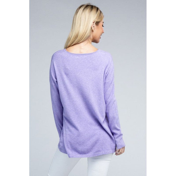 Viscose Front Pockets Sweater