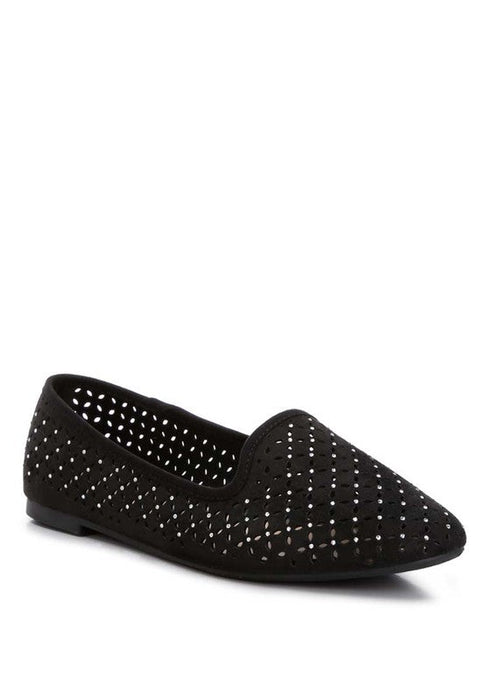 Gordon Perforated Ballerinas