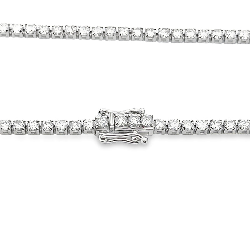 Bids.com 3.00ct Diamond Tennis Bracelet 14KT White Gold Bracelets