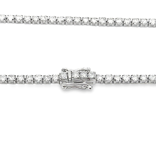 Bids.com 3.00ct Diamond Tennis Bracelet 14KT White Gold Bracelets White Smoke 7.25