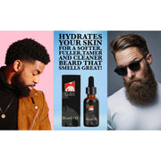 Mill's Beauty Supply GBS BEARD OIL WITH JOJOBA + GRAPESEED OIL -  1oz Beard Oil
