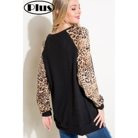 Plus Sequence Pocket Tunic Top