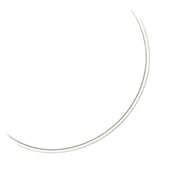 Bids.com 3.0 mm 14k Two Tone Gold Reversible Omega Necklace Necklaces