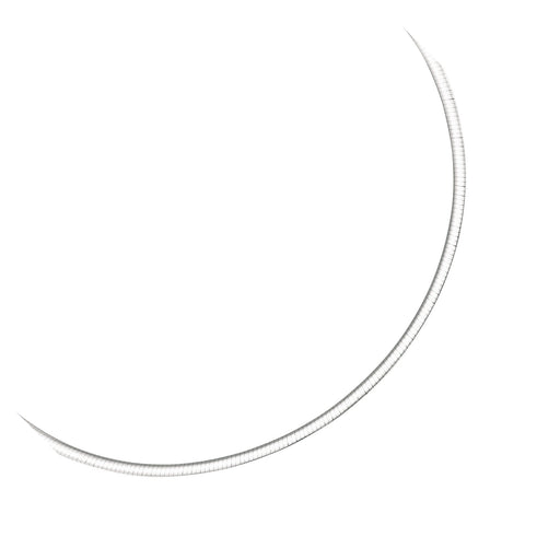 Bids.com 3.0 mm 14k Two Tone Gold Reversible Omega Necklace Necklaces