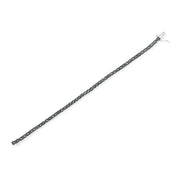 Bids.com Black Rhodium Plated .925 Sterling Silver 1.0 Cttw Diamond Miracle Tennis Bracelet (Enhanced Blue Color, I3 Clarity) - 7" Bracelets