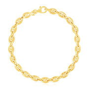 Bids.com 14k Yellow Gold High Polish Mariner Link Bracelet (5.4mm) Bracelets