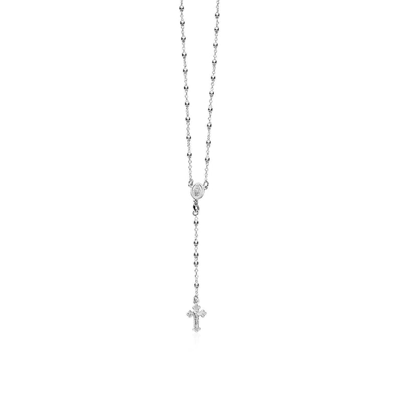 Bids.com Fine Rosary Chain and Bead Necklace in Sterling Silver Necklaces