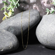 Bids.com 14k Yellow Gold Classic Box Chain 0.45mm Necklaces