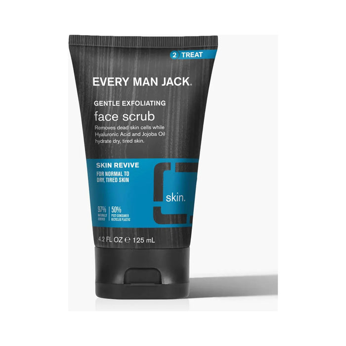 Cozy Farm - Every Man Jack Exfoliating Face Scrub With Invigorating Eucalyptus & Spearmint - 4.2 Fl Oz