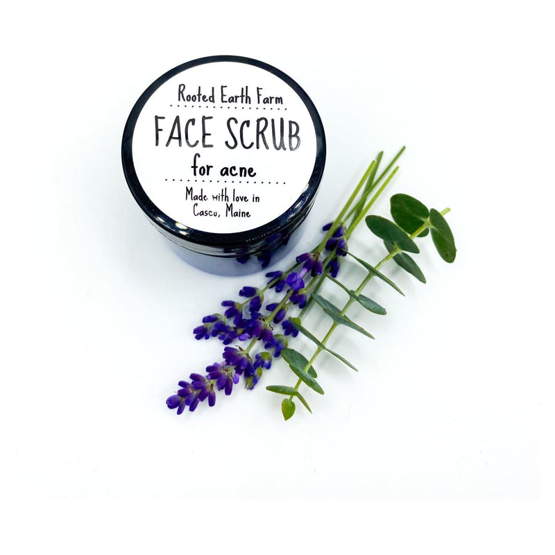 Rooted Earth Farm + Apothecary Acne Relief Face Scrub Acne Relief