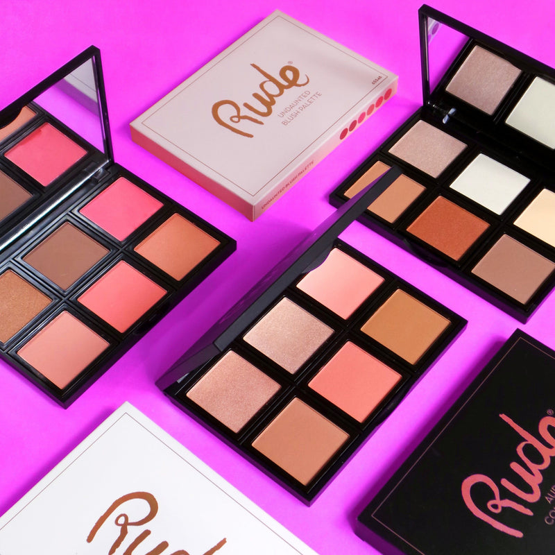 Rude Cosmetics Undaunted Blush Palette Face Palettes