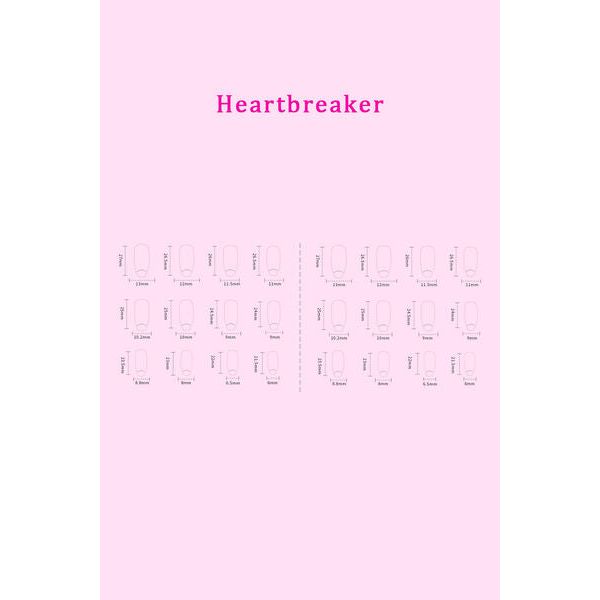 Mill's Beauty Supply SO PINK BEAUTY Press On Nails, 2 Packs Nail Products