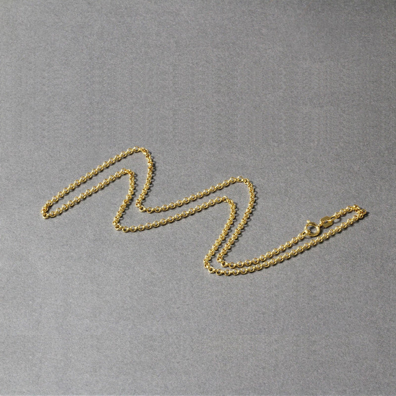 Bids.com 14k Yellow Gold Rolo Chain 1.9mm Necklaces