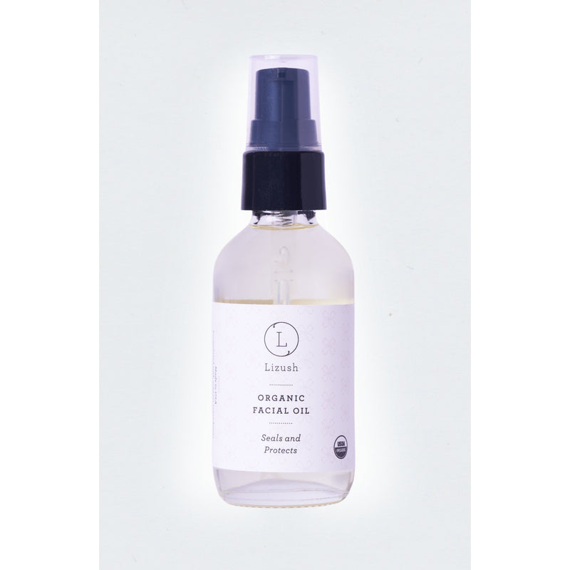 Lizush ORGANIC FACIAL OIL Seals and Protects