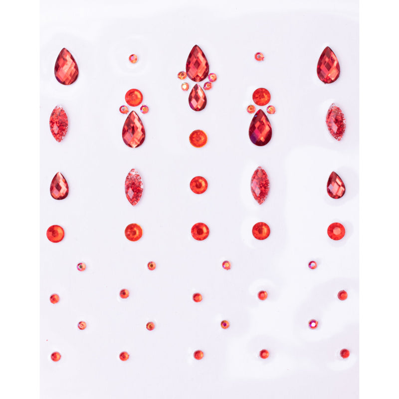 Lunautics Red Mini Jewel Mix Pack - Karma Face Jewel