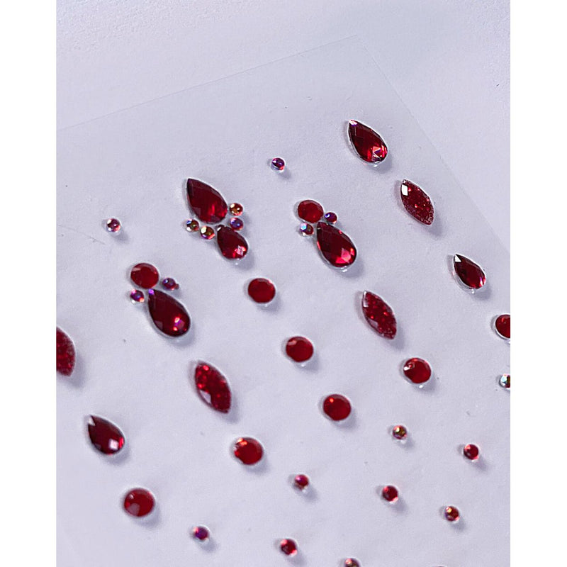 Lunautics Red Mini Jewel Mix Pack - Karma Face Jewel