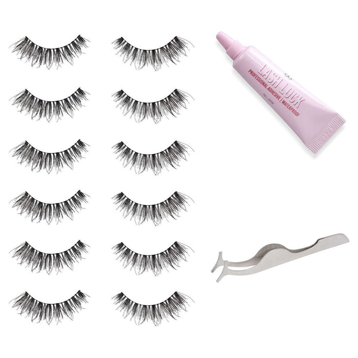 GladGirl False Lashes Bundle - Demi Wispy