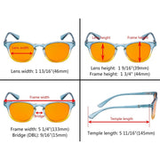 eyekeeper.com Fashion Blue Light Blocking Reading Glasses DS144 Eyeglasses