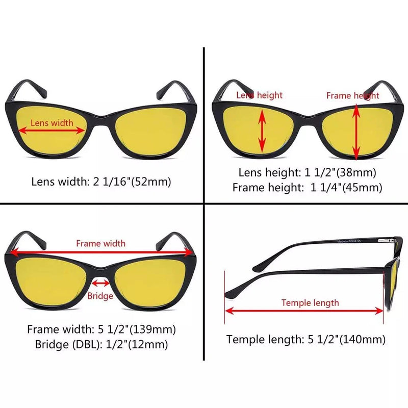 eyekeeper.com Fashion Cat-eye Blue Light Blocking Eyeglasses BC1902-BB90 Eyeglasses