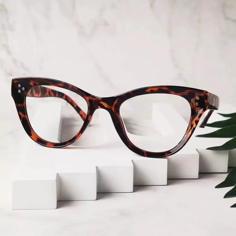 eyekeeper.com Fashion Cat-eye Reading Glasses Thicker Frame Readers R9108 Eyeglasses