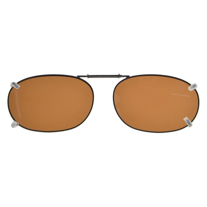 Eyekeeper.Com - Metal Polarized Clip On Sunglasses Women Men C73 (52Mmx35Mm)