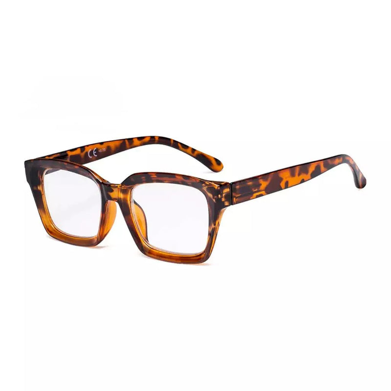 eyekeeper.com Fashion Square Design Reading Glasses Thicker Frame Readers R9106 Eyeglasses