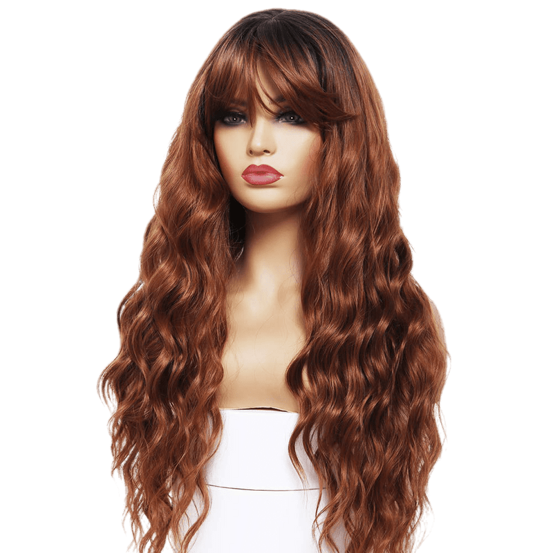 VIP Extensions Fashion wigs straight with bangs Wig