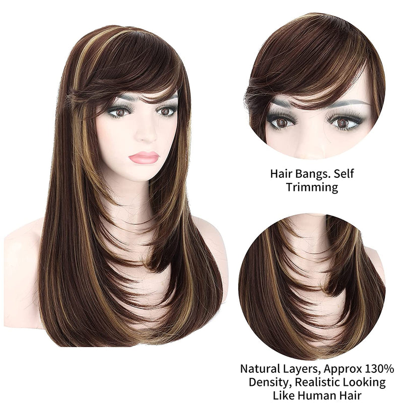 VIP Extensions Fashion wigs straight with bangs Wig