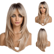 VIP Extensions Fashion wigs straight with bangs Wig