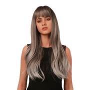 VIP Extensions Fashion wigs straight with bangs Wig
